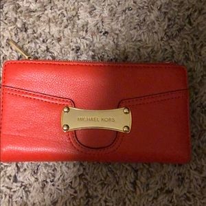 Michael Kors Wallet - Orange/Red color